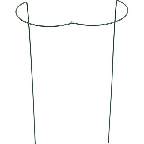 floraworld Pflanzen-/Blumenstütze 70 cm grün klappbar 10 Stk (1/2)