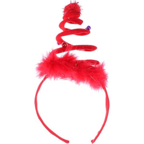 Serre-tête de Noël Bandeaux Cheveux en Forme dArbre Sapin de Noël Chapeau de Noël Bonnet Arbre Noël Chapeau de Noël Spirale Cheveux Accessoires pour Fête Noël dEnfant (1/5)