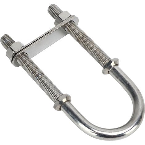 U-Bügel aus seewasserbeständigem Edelstahl, Bootsschraube, U-Bügel mit Mutter, Yachtbeschläge M12 (1/5)