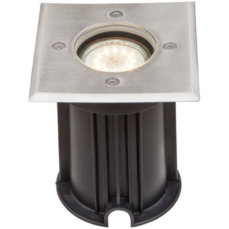 Spot d'extérieur carré en inox (1/5)