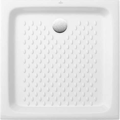 Villeroy & Boch – Receveur de douche à encastrer 70 x 70 cm – Céramique durable – Surface antidérapante avec pastilles – Fabrication française