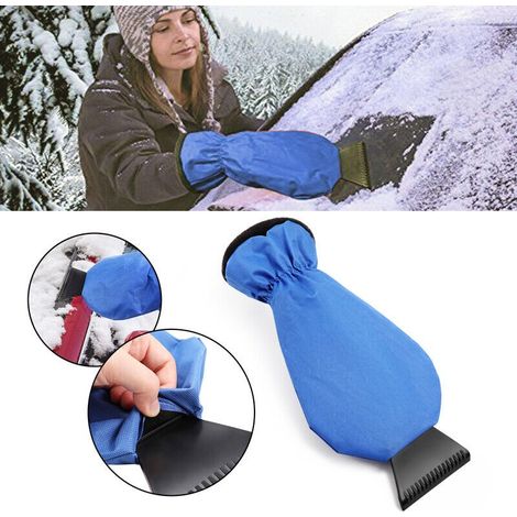 ECARLA Eiskratzer mit Handschuh Blau SKROB06N (1/5)