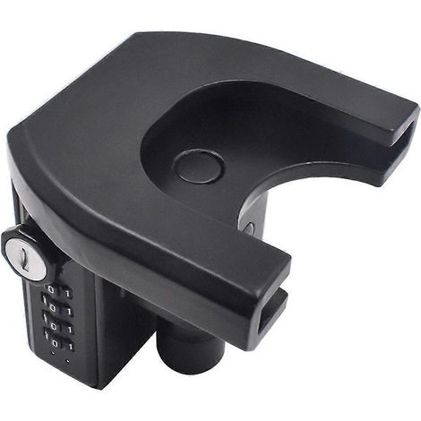 Antivol pour remorque de voiture ou camping-car - Accessoires pour voiture et camping-car - Antivol pour boule d'attelage avec cadenas à combinaison (1/5)