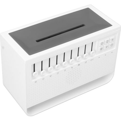 Diffuseur de fumée blanche USB à bruit blanc, appareil d'aromathérapie à flamme simulée, diffuseur d'arômes pour la maison et le bureau. (1/5)