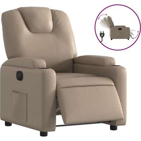 Maison Exclusive - Relaxsessel Elektrisch Cappuccino-Braun Kunstl
