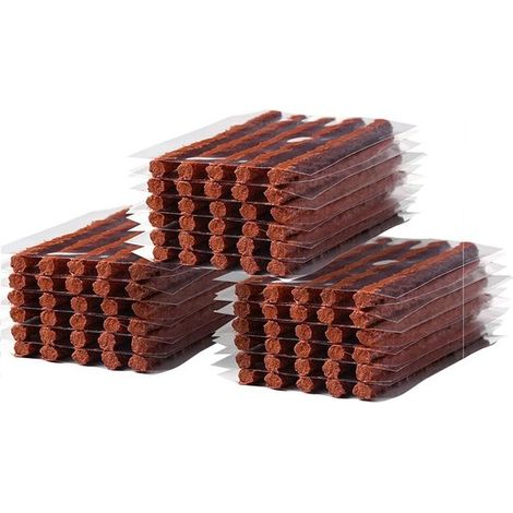 150 cordini per la riparazione di pneumatici, 1 striscia sigillante in gomma da 0,6 cm, tappo di riparazione per pneumatici in materiale naturale, kit di riparazione per pneumatici tubeless da fuorist (1/5)