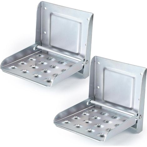 Lot de 2 marchepieds pliants pour camion, camping-car, remorque, charge 150 kg (1/5)