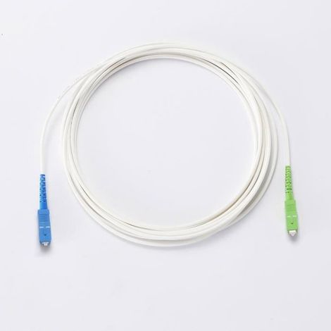 Câble Fibre optique pour box Free - 5M blanc (1/3)