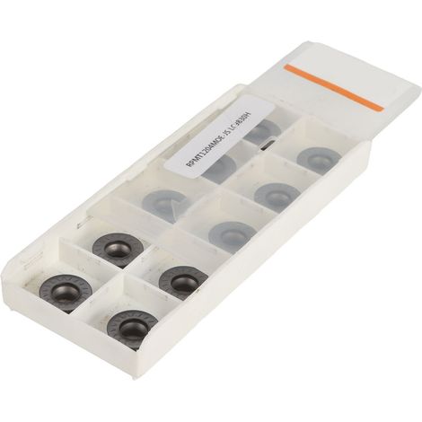 Kit de 10 plaquettes de tournage en carbure à lame ronde pour fraisage CNC (RPMT1204MOEJS) (1/5)