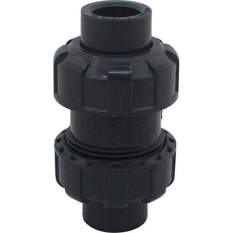 32-mm-Kugelrückschlagventil für Schwimmbecken, PVC-Rückflussverhindererventil (32 mm Innendurchmesser) (1/4)