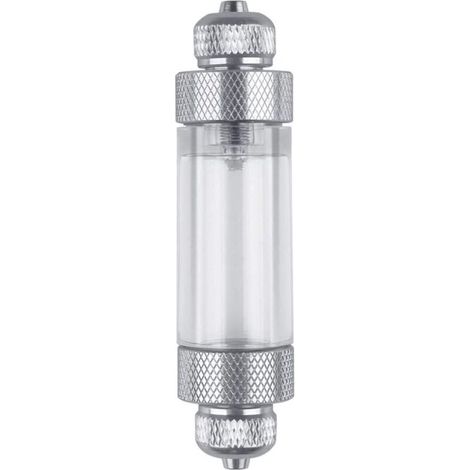 Compteur De Bulles De Co2, Accessoires De Pompe à Air pour Aquarium Régulateur De Co2 Aquarium Compteur De Bulles Anti-Retour pour La Mesure De Co2 d'Aquarium(Argent) (1/5)