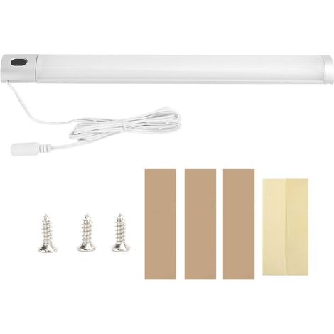Lampe LED intelligente de 30 cm avec détecteur de mouvement, à installer sous un meuble ou dans un placard. Lumière blanche pure 6500K, 210 lm. (1/5)