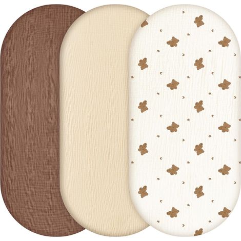Muslin Cotton Fitted Sheet 40 x 80 cm (1/5)