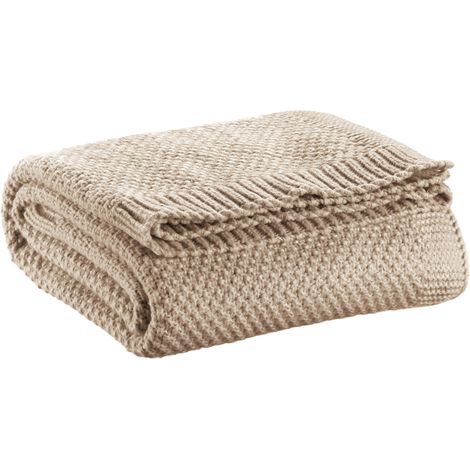 VIVARAISE - Plaid tricot recyclé Danilo - Vivaraise