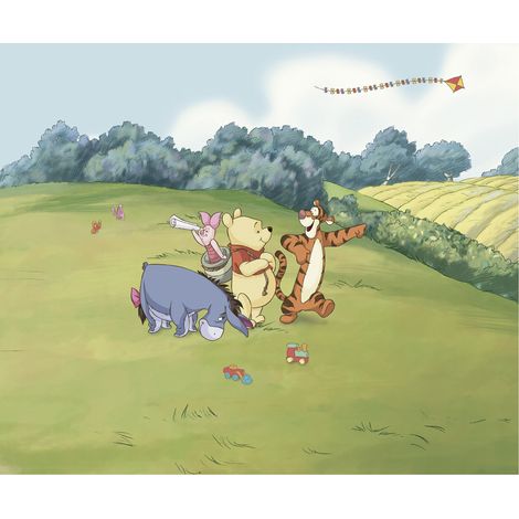 Komar Wandtapete - Disney Winnie the Pooh Adventure - 250 x 300 cm - Vlies - für Kinderzimmer (1/3)