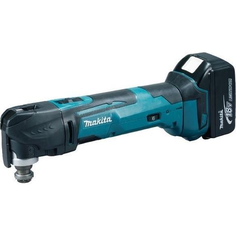 Makita DTM51RFJX1 - Cutter de ponceuse multifonction (18 V, 3 Ah, lithium-ion, accessoires inclus) (1/3)