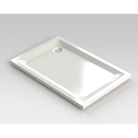 Nemo Spring receveur de douche horus acrylique 1200x800x45 mm vidange d90 blanc sans pieds cadre épaisseur 4 mm (1/4)
