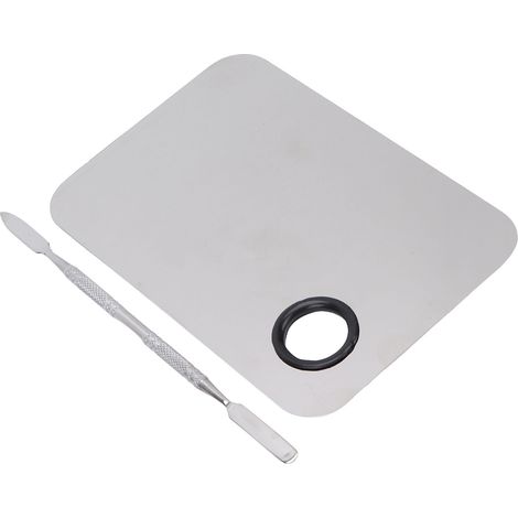 Spatule en Acier Inoxydable pour Palette de Maquillage et Manucure Professionnelle (1/5)