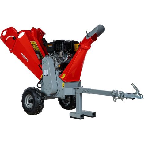 Torros – Broyeur de végétaux thermique 15CV 420cc – Capacité de coupe jusqu'à 120mm – Démarrage électrique – HHK122 (1/5)