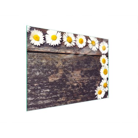 Planche à découper en verre 30x22 bois (1/5)