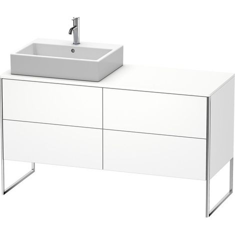 Meuble sous-vasque XSQUARE 778x1400x548m avec éclairage blanc semi-brillant