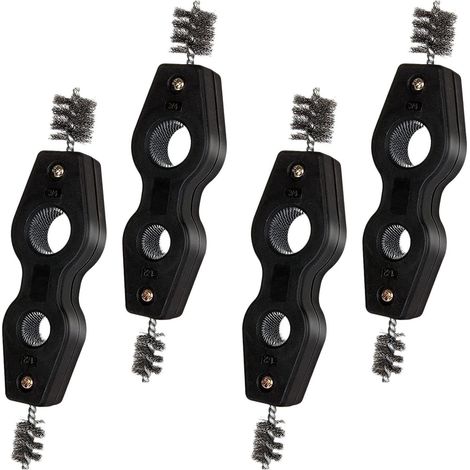 4 PièCes Brosses pour Tubes en Cuivre, Outil de Nettoyage de Tuyaux Outil de Nettoyage de Tuyaux en Cuivre Brosses de pour Tubes en Cuivre, pour Plomberie (1/5)