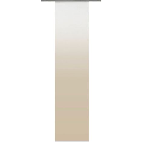 Home Fashion Madrid Tenda a Pannello, Poliestere, Sabbia, 245 x 60 cm