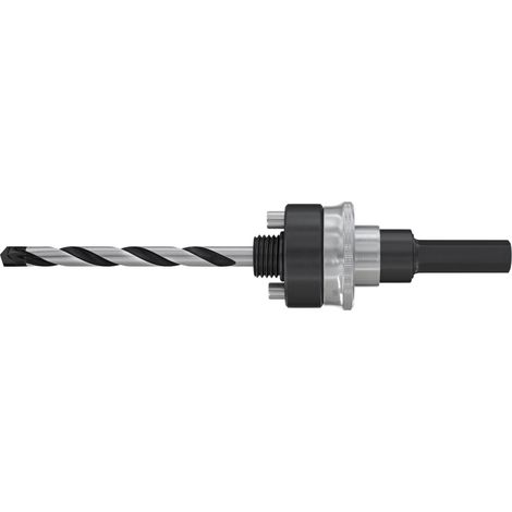 Fischer Adattatore 32-152 K con punta di centraggio TCT per sega a tazza HS-Multi A1 S, adattatore FML per fresa al carburo per muratura e legno, 1 adattatore,551368 (1/3)