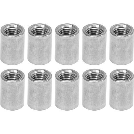 Kit de 10 écrous de raccordement cylindriques à filetage interne M101,5-14-L20mm (1/5)