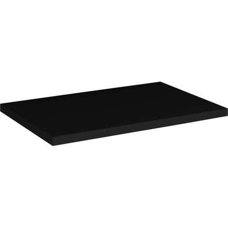 Planwaschtisch VANO – B60 × T40 cm – Mattschwarz – Zum Aufsetzen – Schlichtes und kompaktes Design