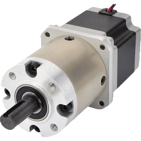 Moteur Pas à Pas, Rapport de Réduction 15:1, Taille NEMA 23, Courant de 2.8A, Couple de Maintien 1.25Nm, Longueur Compacte de 56mm (1/5)