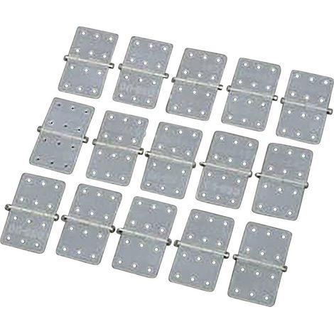 Charnière rectangulaire Polyamide (L x l) 28 mm x 11 mm 15 pc(s)