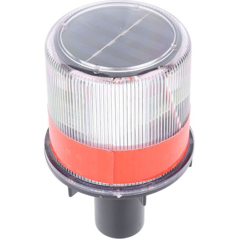Solarbetriebene LED-Sicherheitsscheinwerfer für Baustellen, tragbar und wasserdicht für Notfallsignale