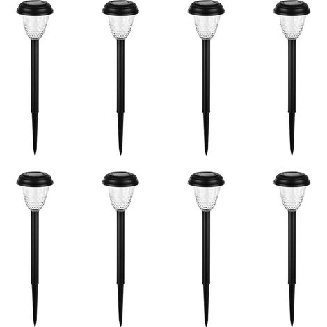 Lampada solare da giardino per esterni, 7 colori RGB, impermeabile, adatta per vialetti e decorazioni da giardino. (1/5)