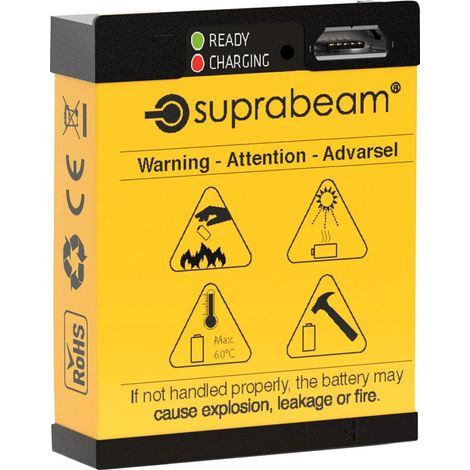 SUPRABEAM Ersatzakku passend zu V3pro/V4pro (1/2)