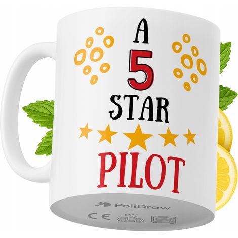 Tazza da caffè/tè divertente e umoristica per un pilota, con grafica e testo divertenti. Tazza ideale per compleanni, onomastici e festività. Tazza premium per occasioni speciali, per casa, ufficio, l