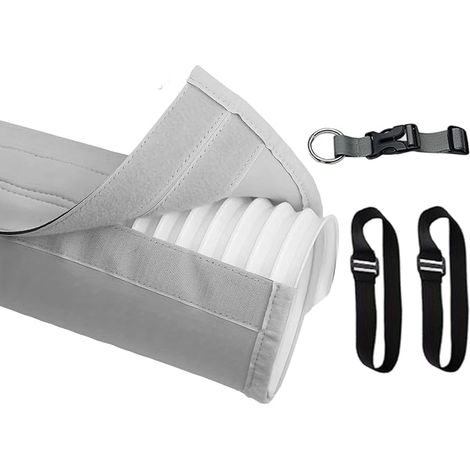 Manchon isolant pour tuyau climatiseur portable - Anti-Poussière Protection UV Flexible  Housse isolante pour climatiseur portable,Appartement Bureau Chambre D'Hôtel (1/5)