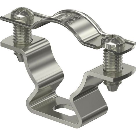 OBO Bettermann Abrazadera de distancia con agujero oblongo 20-25mm Acero inoxidable, inoxidable A2 1.4301, 1362986