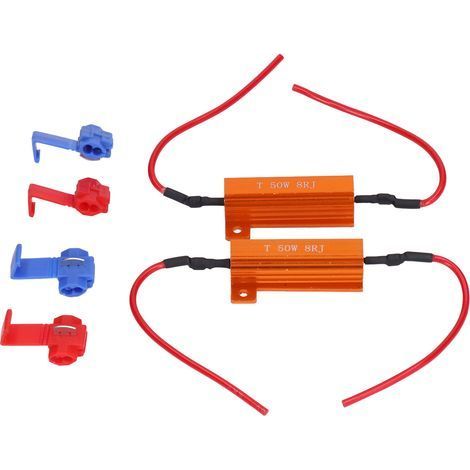x 50W 8Ohm Lastwiderstands-Kits für LED-Tagfahrlichter – Fehlerbehebung und Ersatzteil (1/5)