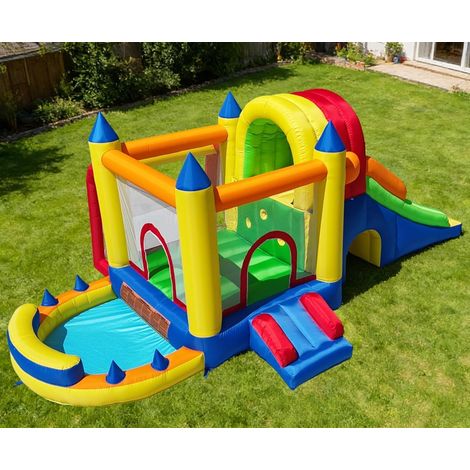 Inflatable Castle with Blower for Children: Safe, Fun, XXL Indoor (1/5)