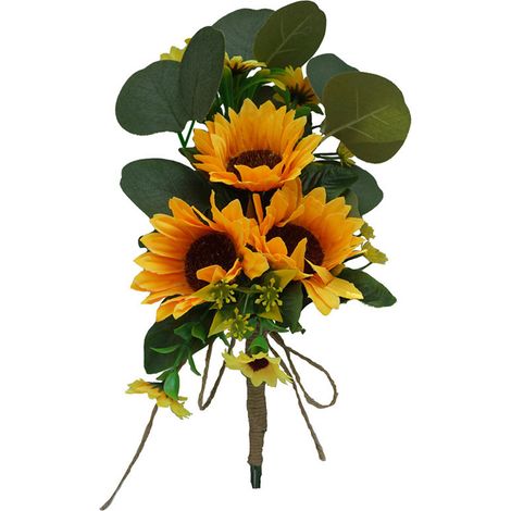 de fleurs artificielles réalistes en forme de tournesol pour