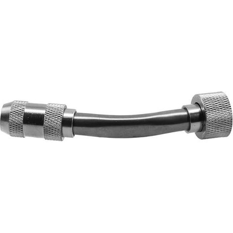 Tige d'extension de rechange en acier inoxydable pour nettoyeur haute pression avec fonction de pulvérisation réglable via (10 cm) (1/4)