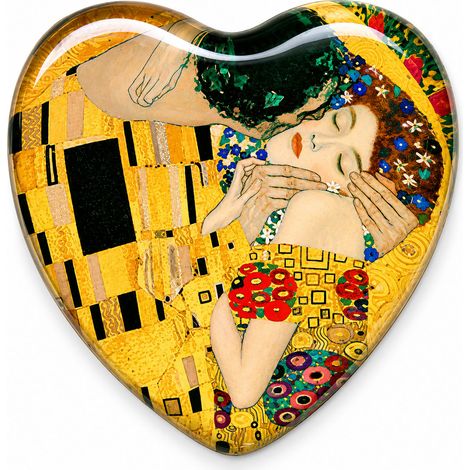Presse-papiers en verre Le Baiser de Klimt (1/3)
