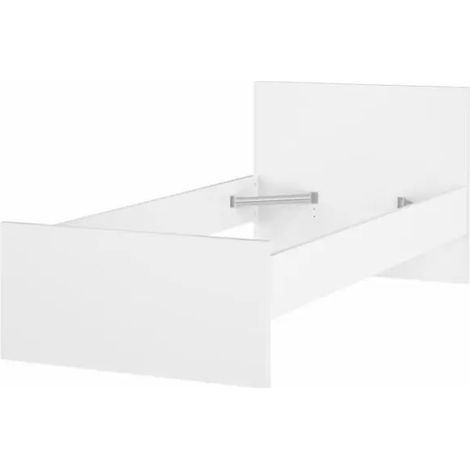 giroletto singolo "naia" bianco lucido 90x190 cm