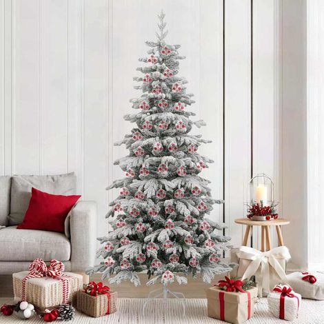 Weihnachtskugel-Set 100 pcs Transparent Ø 8 cm Kunststoff