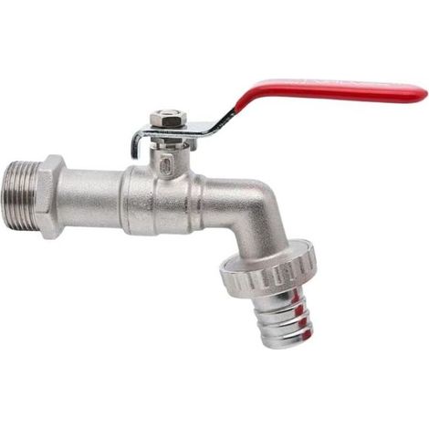 Rubinetto da giardino da 3/4", rubinetto per lavatrice da giardino da 3/4" in lega di zinco (1/5)
