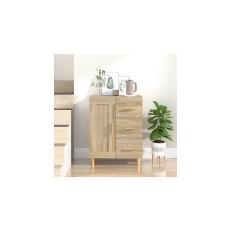 Buffet Chêne sonoma 69,5x34x90 Bois d'ingénierie (1/5)