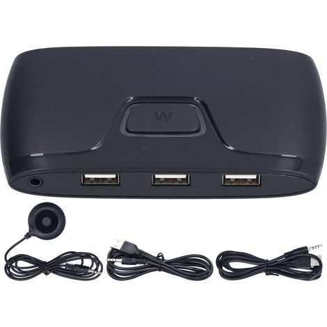 KVM Switch HDMI 2 entrées 1 sortie 4K USB sélecteur clavier souris adaptateur (1/5)
