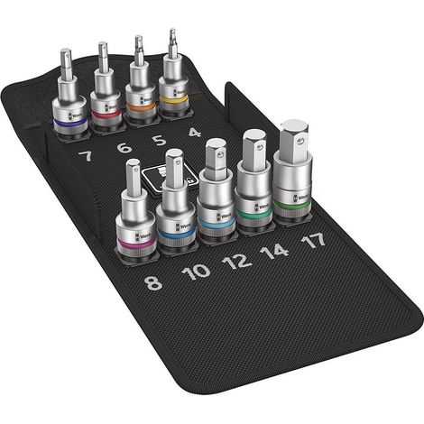 [GEBRAUCHT] B-Ware Wera 8740 C Hf 05004201001 Innen Sechskant Steckschlüssel Bit Set 9teilig