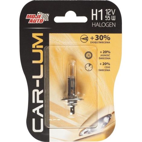 BOMBILLA HALÓGENA 12V 55W H1 - BIS 91-001